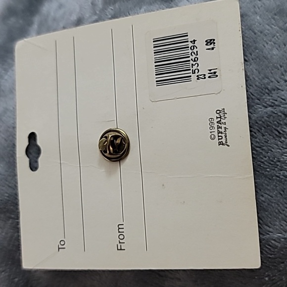 Guardian Angel Pin Mother of Pearl October Rose Zircon - Picture 3 of 3